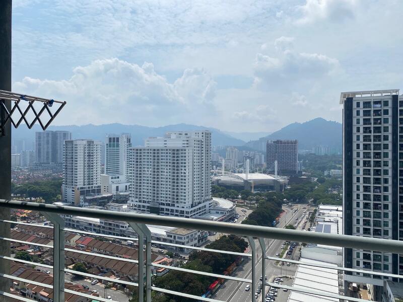 Condominium for Rent at Elit Heights @ Bayan City - Even Goh - Balcony View - PropertyGuru.com.my