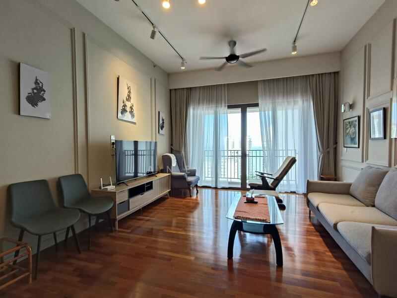 Service Residence for Rent at Straits Residences - Jane Lee - Living Room - PropertyGuru.com.my