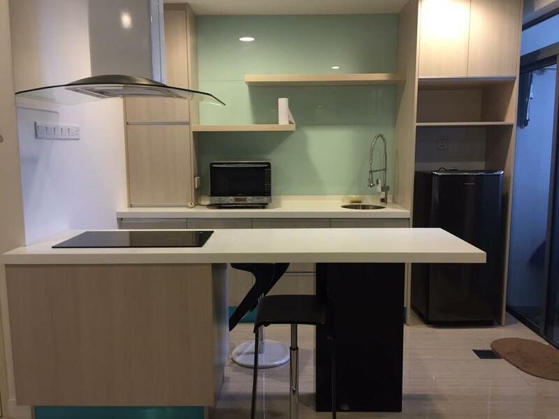 Service Residence for Rent at Eve Suite / NZX Square - JH Tee - Kitchen - PropertyGuru.com.my