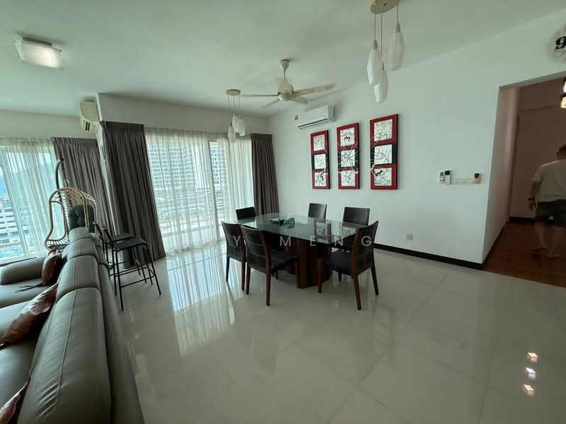 Condominium for Rent at BayStar Condominium - Hoy Meng - Living Room - PropertyGuru.com.my