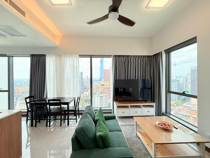 Servis Apartment untuk Disewa di Core Residence @ TRX - Jess Chyi - Living Room - PropertyGuru.com.my