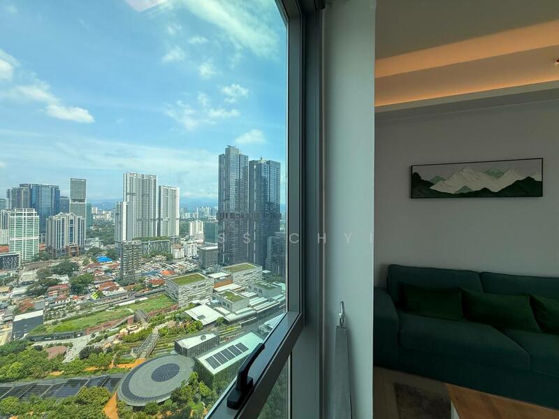 Servis Apartment untuk Disewa di Core Residence @ TRX - Jess Chyi - Living Room - PropertyGuru.com.my