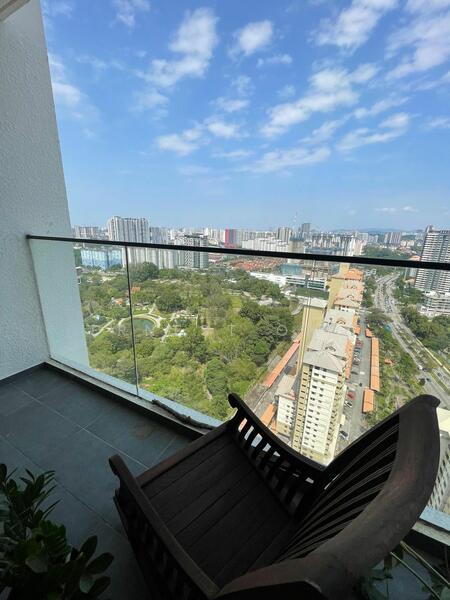 Service Residence for Sale at Skyluxe On The Park Bukit Jalil - Ernest Ong - Balcony - PropertyGuru.com.my