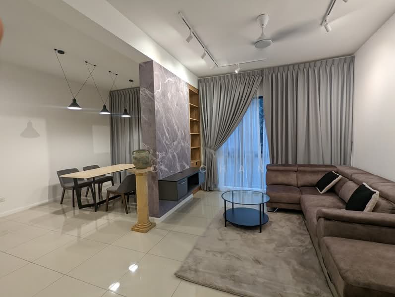Servis Apartment untuk Disewa di NOVUM - S.C. Chan - Living Room - PropertyGuru.com.my