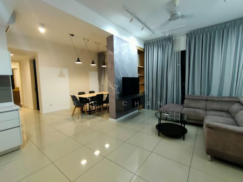 Servis Apartment untuk Disewa di NOVUM - S.C. Chan - Living Room - PropertyGuru.com.my