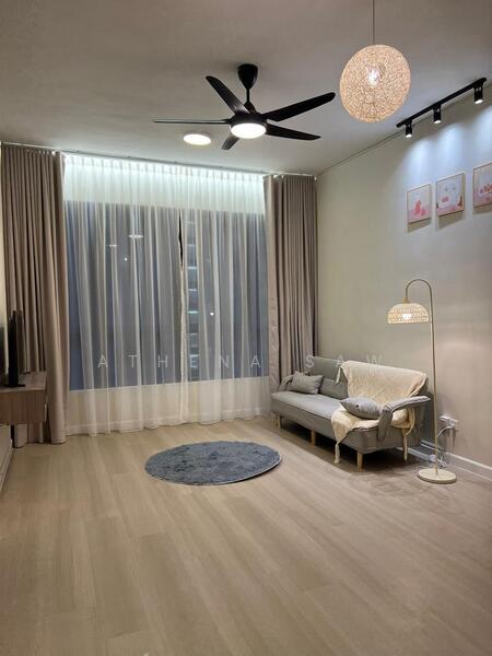 Service Residence for Rent at Cubic Botanical - Athena Saw - Living Room - PropertyGuru.com.my