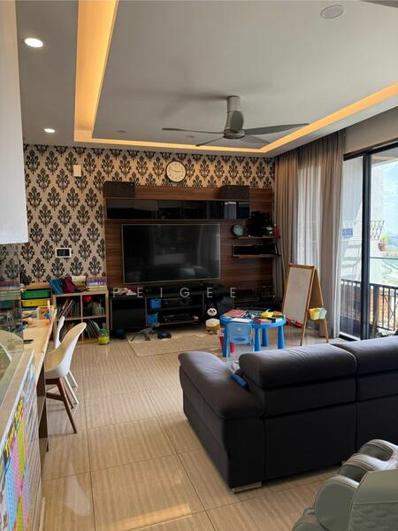 Service Residence for Sale at Twin Arkz - PeiGee . - Living Room - PropertyGuru.com.my