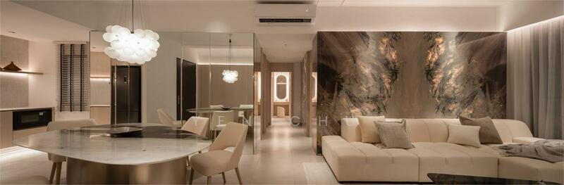 Service Residence for Sale at Veladaz Residences - Yen Chu - Living Room - PropertyGuru.com.my