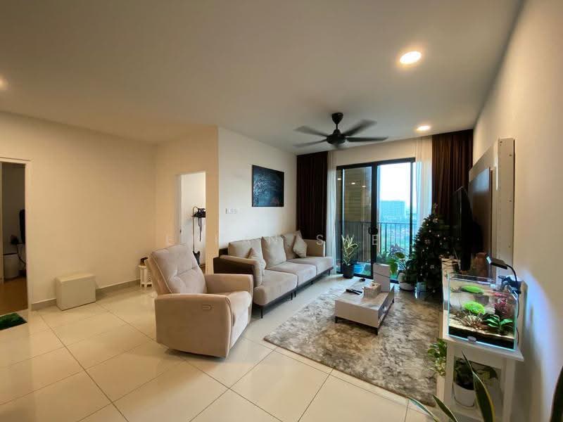 Service Residence for Sale at AraTre' Residences - Ethan Swe - Living Room - PropertyGuru.com.my