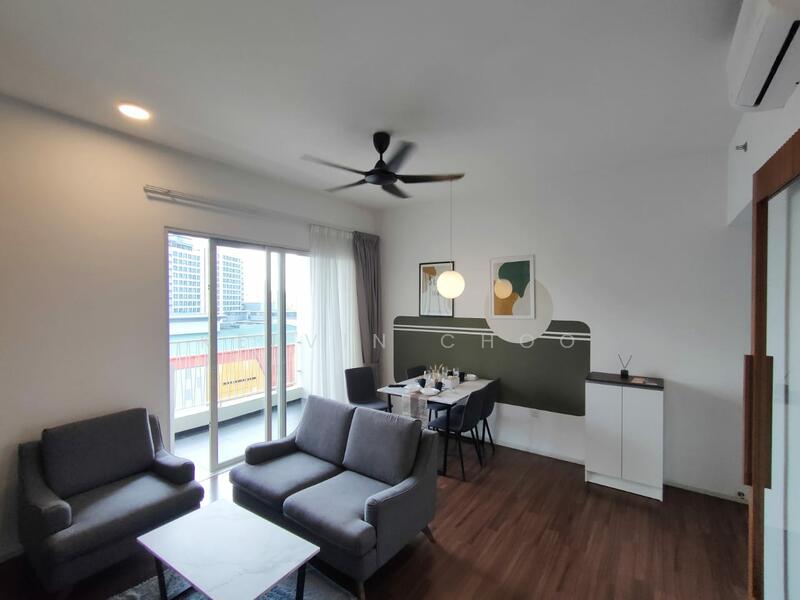 UNA Serviced Apartment untuk Untuk Disewa - RM 3,500 /bulan, Mac 2026 - Living Room - PropertyGuru.com.my