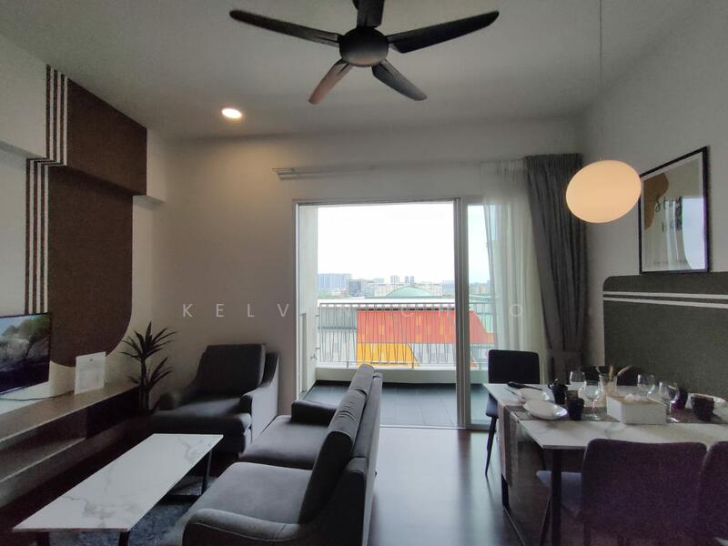 UNA Serviced Apartment untuk Untuk Disewa - RM 3,500 /bulan, Mac 2026 - Living Room - PropertyGuru.com.my