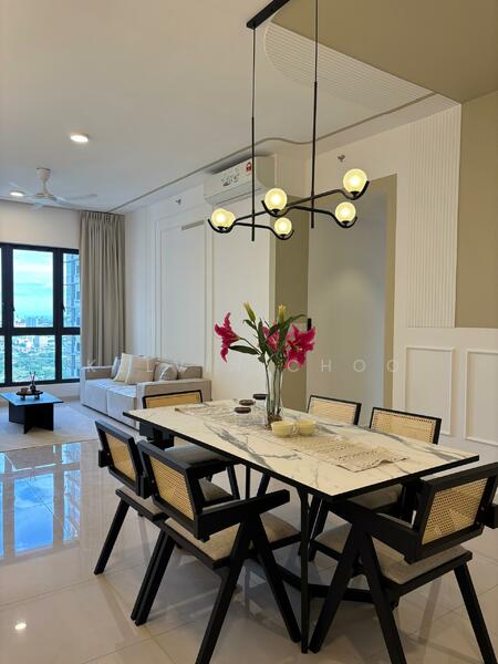UNA Serviced Apartment untuk Untuk Disewa - RM 3,400 /bulan, Mac 2026 - Living Room - PropertyGuru.com.my