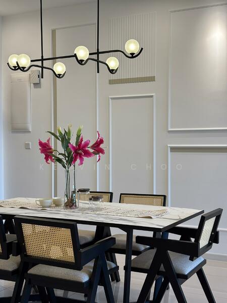 UNA Serviced Apartment untuk Untuk Disewa - RM 3,400 /bulan, Mac 2026 - Dining Room - PropertyGuru.com.my