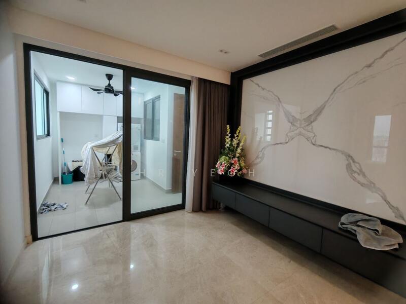 Service Residence for Sale at The Astaka @ 1 Bukit Senyum - HR Yeoh - Living Room - PropertyGuru.com.my