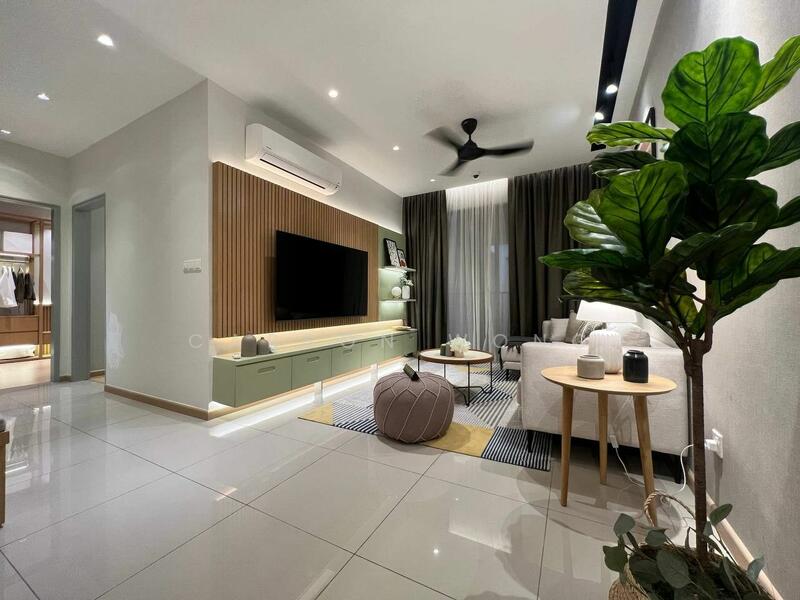 Service Residence for Sale at NARA at Shorea Park - Carson Wong - Living Room - PropertyGuru.com.my
