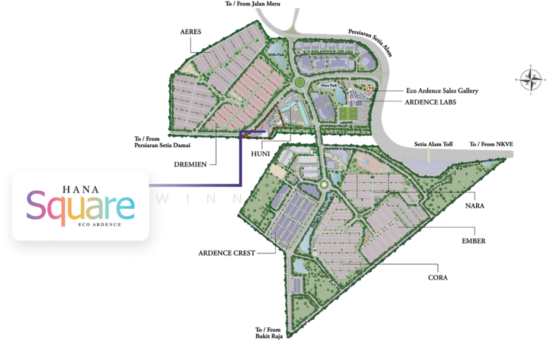 Eco Ardence Hana Square untuk Untuk Disewa - RM 4,000 /bulan, Apr 2026 - Exterior - PropertyGuru.com.my