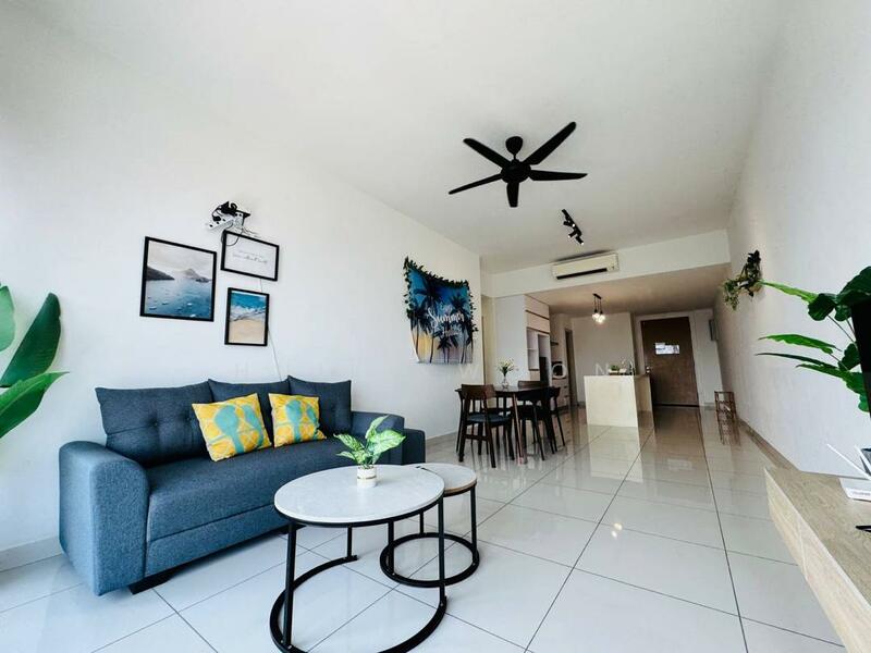 Service Residence for Sale at Southkey Mosaic - Huily Woon - Living Room - PropertyGuru.com.my