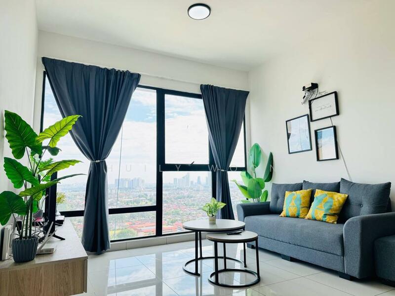 Service Residence for Sale at Southkey Mosaic - Huily Woon - Living Room - PropertyGuru.com.my