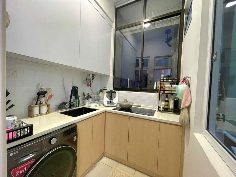 Service Residence for Sale at THE SENAI GARDEN (PANGSAPURI IMPIAN SENAI) - Claire Lai - Kitchen - PropertyGuru.com.my