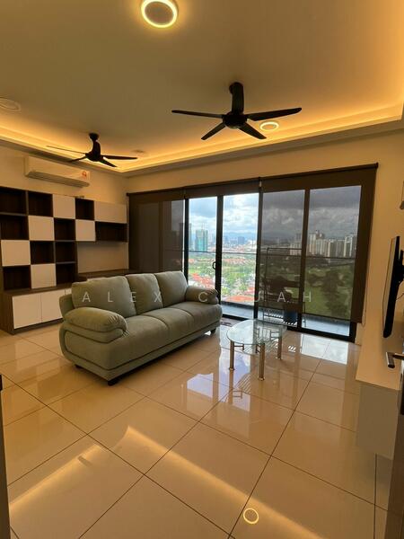 Service Residence for Sale at Skyluxe On The Park Bukit Jalil - Alex Chuah - Living Room - PropertyGuru.com.my