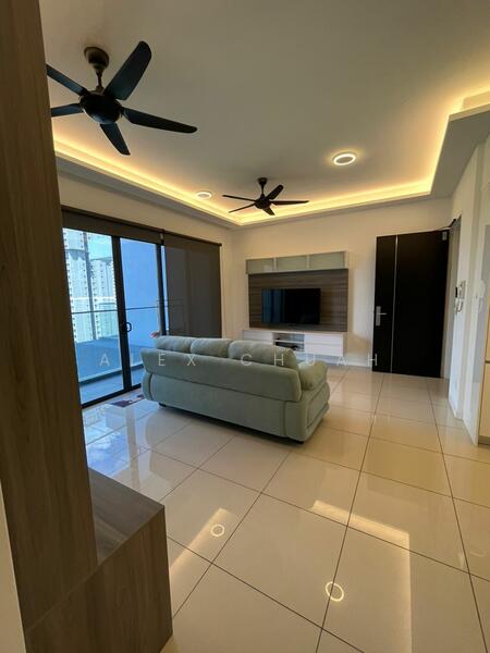 Service Residence for Sale at Skyluxe On The Park Bukit Jalil - Alex Chuah - Living Room - PropertyGuru.com.my