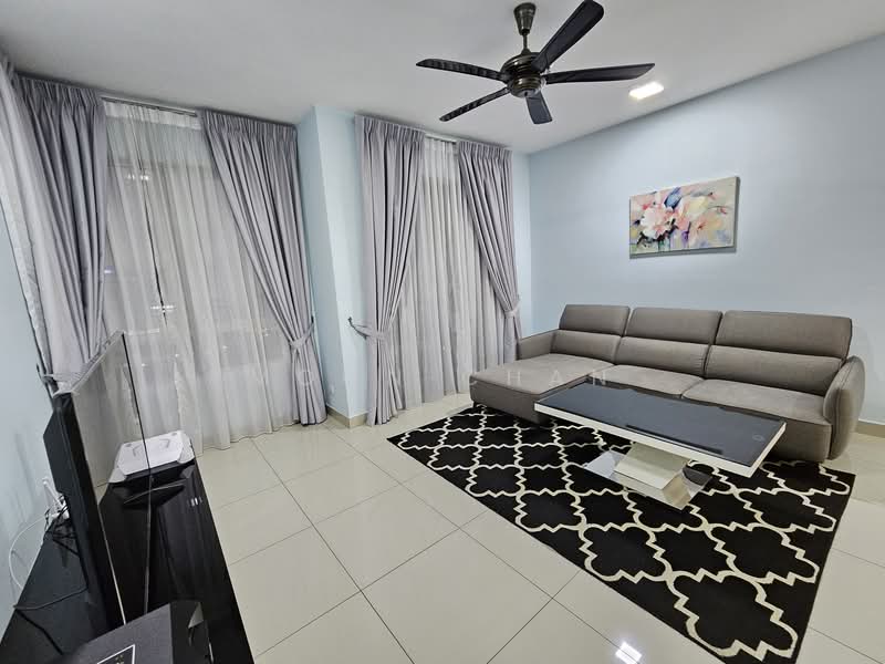 Servis Apartment untuk Dijual di Solaris Dutamas - Moon Chan - Living Room - PropertyGuru.com.my