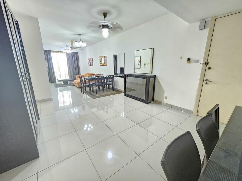 Service Residence for Sale at Solaris Dutamas - Moon Chan - Living Room - PropertyGuru.com.my