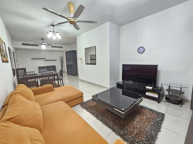 Service Residence for Sale at Solaris Dutamas - Moon Chan - Living Room - PropertyGuru.com.my
