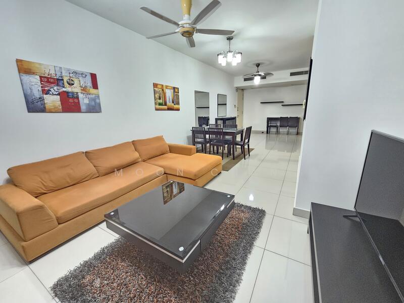 Service Residence for Sale at Solaris Dutamas - Moon Chan - Living Room - PropertyGuru.com.my