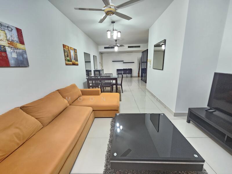Service Residence for Sale at Solaris Dutamas - Moon Chan - Living Room - PropertyGuru.com.my