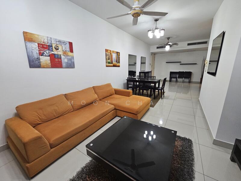 Service Residence for Sale at Solaris Dutamas - Moon Chan - Living Room - PropertyGuru.com.my
