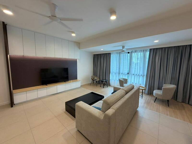 Servis Apartment untuk Disewa di Kami - JY Kam - Living Room - PropertyGuru.com.my