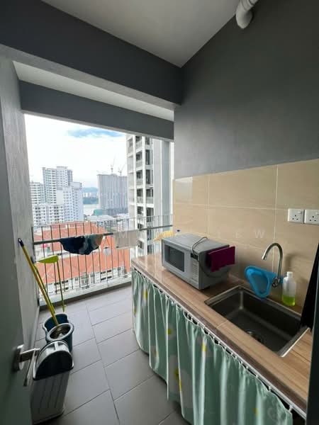 Servis Apartment untuk Disewa di Fortune Centra - Kim Meng Lew - Balcony - PropertyGuru.com.my