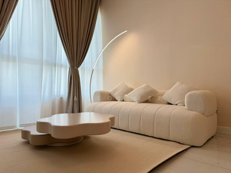 Service Residence for Rent at Cubic Botanical - Samson Lee - Living Room - PropertyGuru.com.my