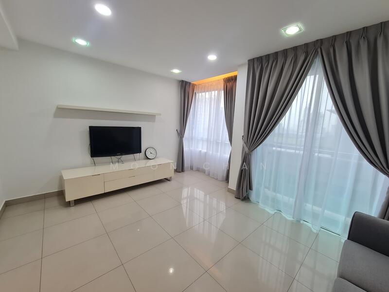 Service Residence for Sale at Solaris Dutamas - Moon Chan - Living Room - PropertyGuru.com.my