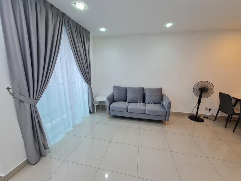 Service Residence for Sale at Solaris Dutamas - Moon Chan - Living Room - PropertyGuru.com.my