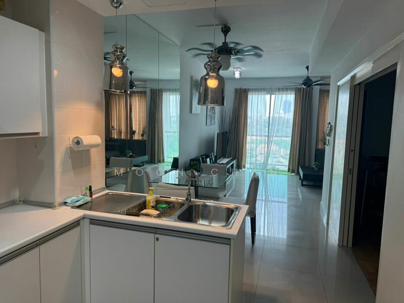 Service Residence for Sale at Solaris Dutamas - Moon Chan - Living Room - PropertyGuru.com.my