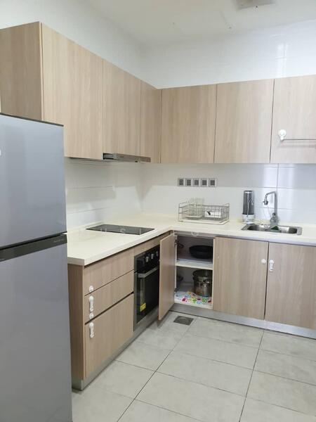 Service Residence for Rent at Paragon Suites @ CIQ - Muslieg . - Kitchen - PropertyGuru.com.my