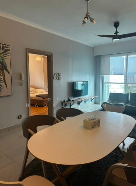 Servis Apartment untuk Disewa di Solaris Dutamas - Reena Nagalingam - Living Room - PropertyGuru.com.my