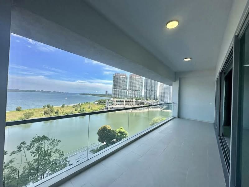 Service Residence for Sale at Southern Marina Residences - Karine Sior - Balcony - PropertyGuru.com.my