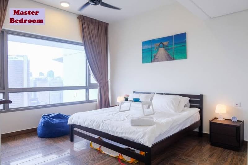 Service Residence for Sale at The Sentral Residences - jaret kok - Master Bedroom - PropertyGuru.com.my