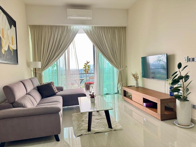 Service Residence for Rent at Senada Residence @ KLGCC Resort - Tony YY - Living Room - PropertyGuru.com.my