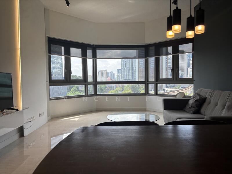 Service Residence for Rent at The Sentral Residences - Vincent Ho - Living Room - PropertyGuru.com.my