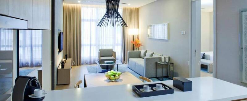 Servis Apartment untuk Dijual di Fraser Residence (188 Suites) - Caesar Jing Yi Tan - Living Room - PropertyGuru.com.my