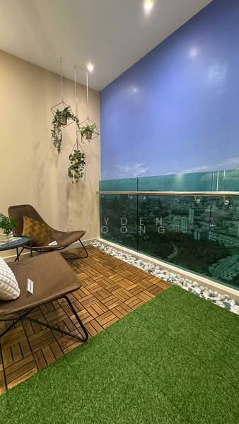 Service Residence for Sale at Pinnacle Bukit Gambier - Cayden Choong - Balcony - PropertyGuru.com.my