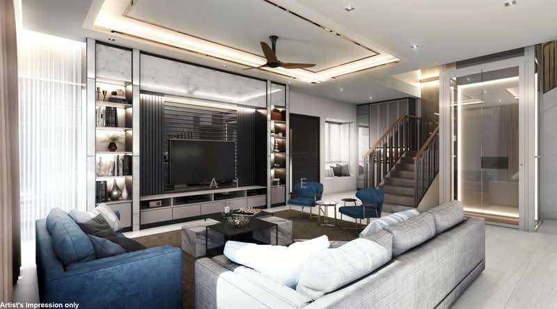 Semi-Detached House for Sale in Kuching (Sarawak) - Ai Lee - Living Room - PropertyGuru.com.my