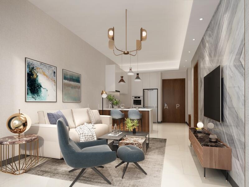 Servis Apartment untuk Dijual di Core Residence @ TRX - Wallace Yap - Living Room - PropertyGuru.com.my