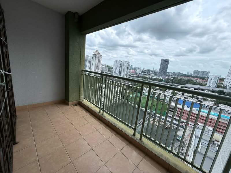Servis Apartment untuk Dijual di Kiara Designer Suites - Bao Jie - Balcony - PropertyGuru.com.my