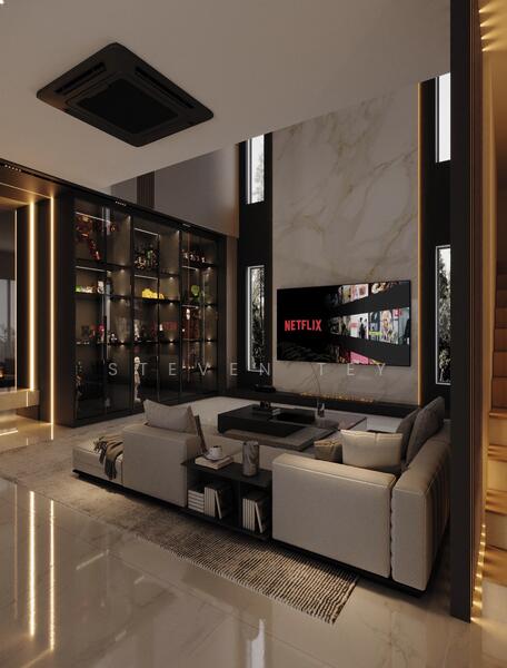 Bungalow for Sale in Setia Eco Park (Setia Alam) - Steven Tey - Living Room - PropertyGuru.com.my