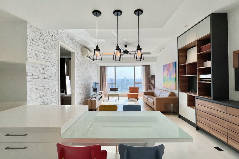 Service Residence for Sale at Gateway Kiaramas Residences - Chong Teck Seng - Living Room - PropertyGuru.com.my